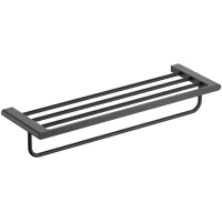 Полка для полотенец Timo Luiro 18458/03 63,8 см, черный матовый