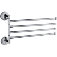 Полотенцедержатель D-Lin D255710 37,3 см, поворотный, четверной, хром  