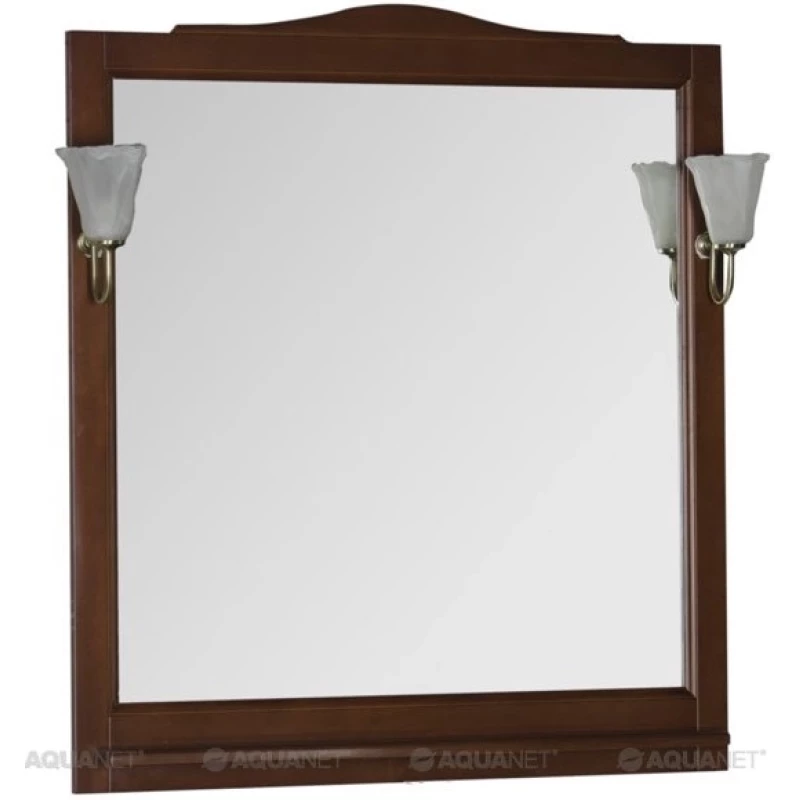 Зеркало 90x103,5 см орех Aquanet Амелия 00175288