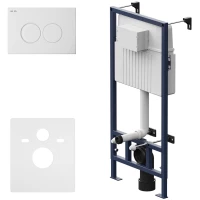 Инсталляция для унитаза Am.Pm Pro C L I012707.0101 с кнопкой смыва, белый глянец