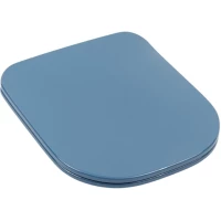 Сиденье для унитаза Plumberia Selection IXO XO2060BD с микролифтом, синий глянец