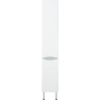 Пенал Corozo Омаха SD-00000968 напольный R, белый глянец/серый металлик