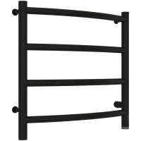 Полотенцесушитель электрический 500x500 черный матовый МЭМ правый Сунержа Галант 4.0 31-0831-5050