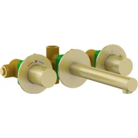 Термостат для раковины Timo Saona 2382/17SM встраиваемый, золотой матовый