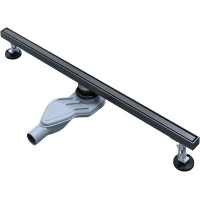 Душевой трап (лоток) AltroBagno Supremo AltroBagnoSupremo071235GM 80 см, с решеткой, 2 в 1 под плитку, оружейная сталь