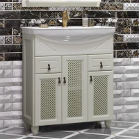 Тумба Тибет 75, цвет 1013, с решеткой (раковина Стиль 75)