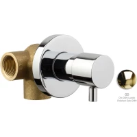 Переключатель на 3 положения Emmevi Piper C02319/OR золотой