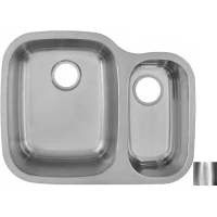 Кухонная мойка полированная сталь Ukinox Модерн MOP669.517 15GT10P L