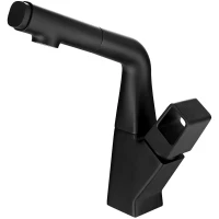 Смеситель для кухни Lemark Soul LM6008BL черный матовый