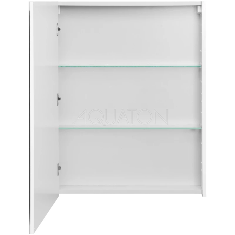 Зеркальный шкаф 65x81 см белый глянец L/R Акватон Нортон 1A249102NT010