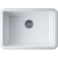 Кухонная мойка Omoikiri Natceramic Torishima 67-U/I-WH Glossy 4993866 67,3x48,3 см, белый глянец