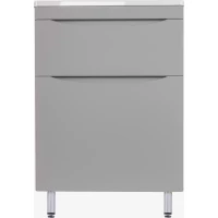 Тумба серый матовый 59,1 см Style Line Бергамо СС-00002309