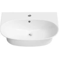 Раковина-чаша Lavinia Boho Bathroom Sink 33311075 55x43 см, накладная, подвесная, белый