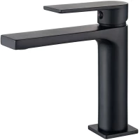 Смеситель для раковины AQG Alpha 01ALP100NG черный матовый