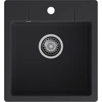 Кухонная мойка GranFest Urban 245 45x49 см, черный
