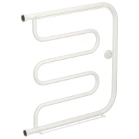 Полотенцесушитель водяной 600x600 белый глянец Сунержа Лира 2 полки 12-0012-6060