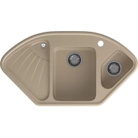 Кухонная мойка GranFest Corner 1040E 103,9x56 см, песочный