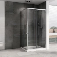 Душевой уголок 120x80 см Abber Schwarzer Diamant AG02128H прозрачное