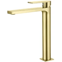 Смеситель для раковины AQG Alpha 01ALP120OC золотой матовый