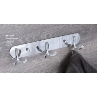 Планка с крючками Fixsen Equipment FX-2113 для ванны, хром