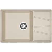 Кухонная мойка GranFest Vertex 780L 78x50 см, кашемир