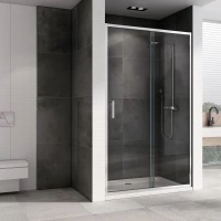 Душевая дверь 120 см Abber Schwarzer Diamant AG301205 прозрачное
