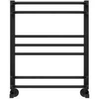 Полотенцесушитель водяной Aquatek Бетта П7 AQ KRC0760BL 600x530, черный матовый