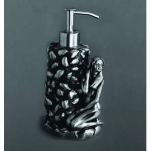 Изображение товара дозатор жидкого мыла настольный серебро art&max juno am-0071a-t