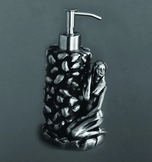 Дозатор жидкого мыла настольный серебро Art&Max Juno AM-0071A-T - фото 2