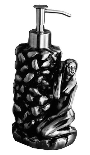 Дозатор жидкого мыла настольный серебро Art&Max Juno AM-0071A-T - фото 1