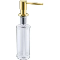 Дозатор для жидкого мыла Grocenberg AC0032MG встраиваемый, для кухни, золото матовый