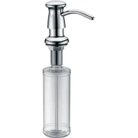 Дозатор для жидкого мыла Gappo G403 300 мл, встраиваемый, для кухни, хром 