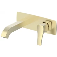 Смеситель для раковины Wonzon & Woghand Flex WW-88869072-BG встраиваемый, золотой матовый