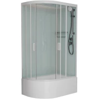 Душевая кабина 120x80x220 см Frank F412/2R White 137009 прозрачное