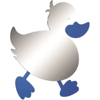 Зеркало Creavit Ducky DC30035-AB 50,5x54,5 см, детское, синий