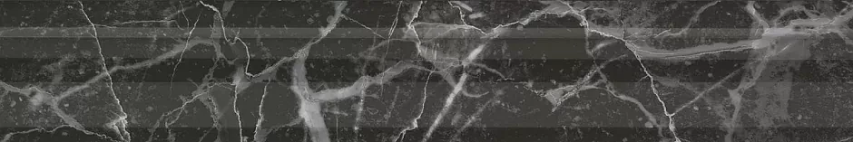 

Бордюр Багет Коррер чёрный глянцевый обрезной 30x5x1,9