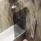 Шторка на ванну MaybahGlass MGV-653-4 70,5 см R, профиль хром, стекло графитовое матовое - 4