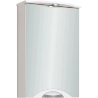 Зеркальный шкаф 50x75 см белый R Runo Ибица 00000001075