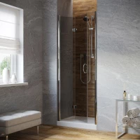 Душевая дверь Vegas Glass GPS LUX 95 08 07 L 95 см L, профиль хром, стекло графитовое