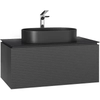 Тумба антрацит 100 см Jorno Stone Stn.01.100/P/A/JR