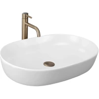 Раковина-чаша Rea Cleo REA-U9653 60,5x41 см, накладная, белый матовый