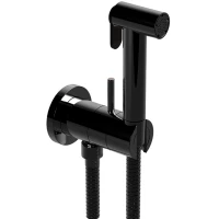 Гигиенический душ Cisal Shower TT00794540 со смесителем, черный матовый