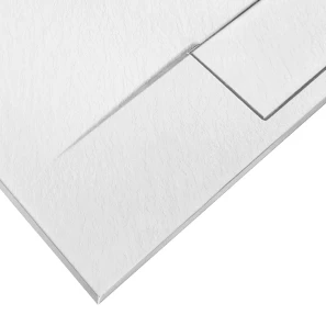 Изображение товара душевой поддон rea bazalt long rea-k3320 100x80 см, из стеклопластика, прямоугольный, белый