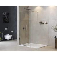 Душевая перегородка Cezares Liberta LIBERTA-L-1-130-120-C-Cr 130 см, профиль хром, стекло прозрачное