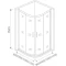 Душевой уголок 80x80 см Good Door Infinity R-80-W-CH прозрачный с рисунком - 4