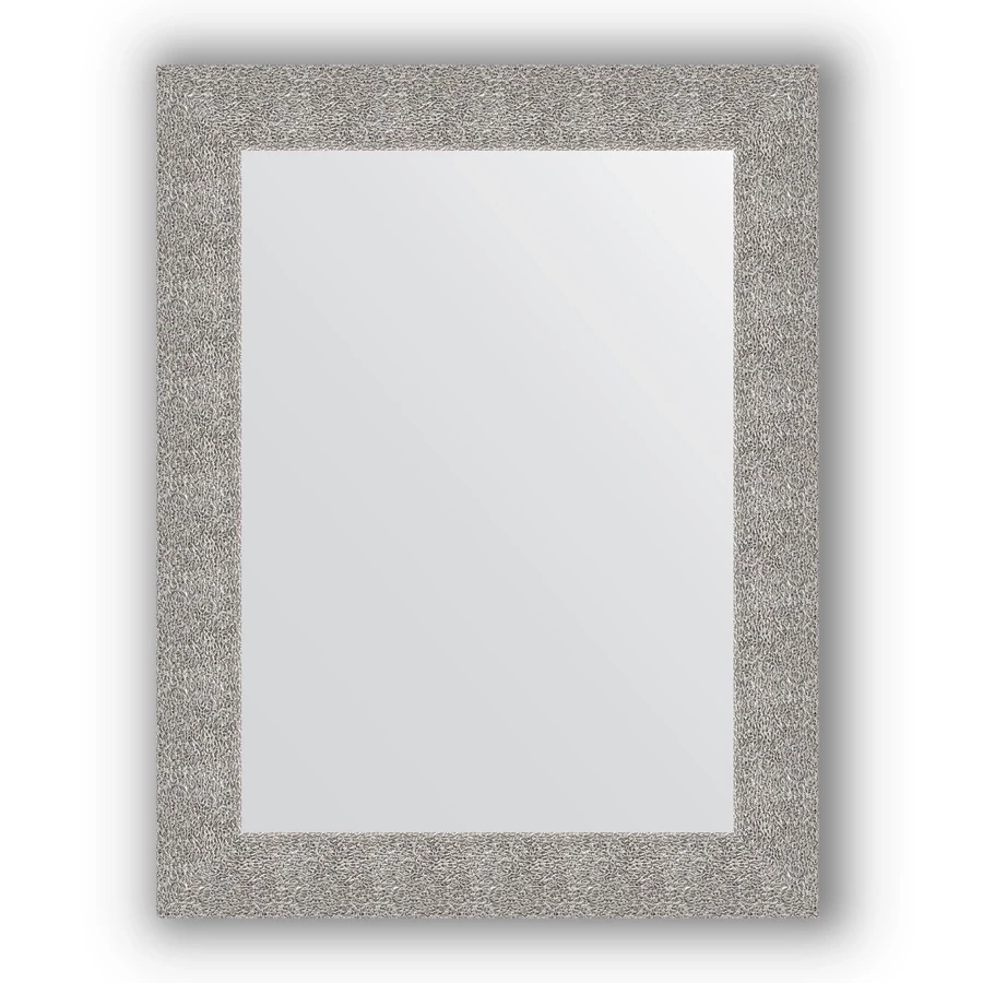 Зеркало 70x90 см чеканка серебряная Evoform Definite BY 3183 зеркало с гравировкой в багетной раме чеканка серебряная 90 мм 86x86 см