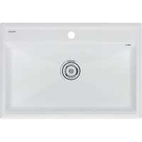 Кухонная мойка Paulmark Stepia PM117551-WH 75x51 см, белый