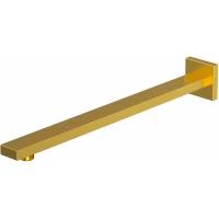 Кронштейн для верхнего душа Whitecross X X1311GLB 400 мм, настенный, золотой матовый