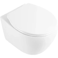 Унитаз подвесной BelBagno Prospero BB507B безободковый, белый