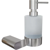 Дозатор для жидкого мыла Knotlor Bliss LD102C 200 мл, настенный, хром